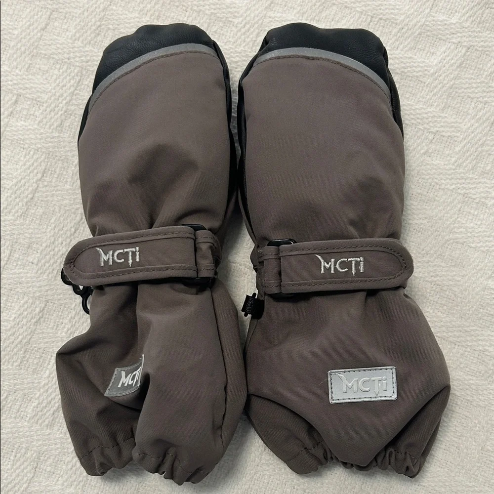 Kids Brown Mittens